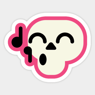 Chirpy Skeleton Sticker